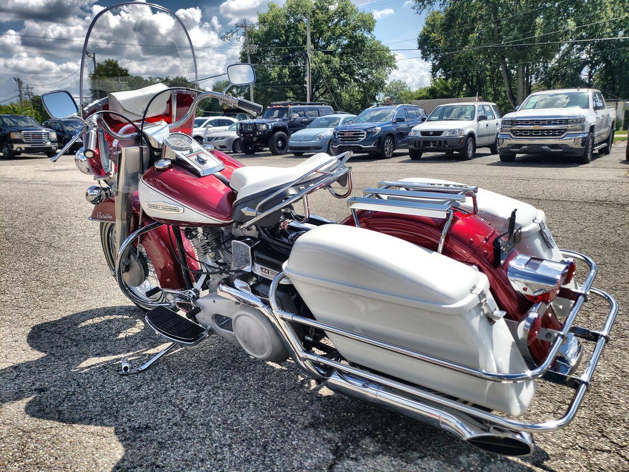 Owner 1968 HARLEY-DAVIDSON FLH ELECTRAGLIDE, RED PEARL/WHITE with 84 Miles available n