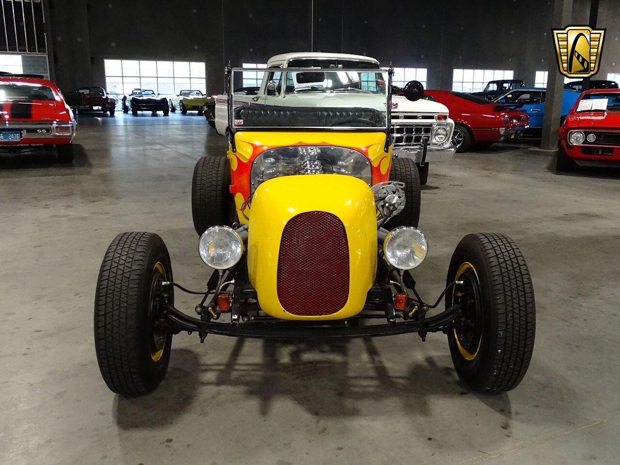Yellow 1925 Ford Tbucket Convertible 348 Cid V8 3 Speed Automatic