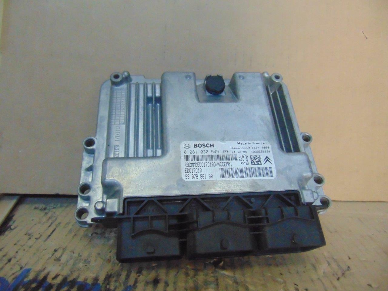 CENTRALINA MOTORE CITROEN C3 2012 0281030545
