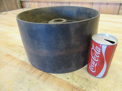 Antique Cast Iron Hit & Miss Gas Steam Engine Line Shaft Flat Belt Pulley 11.5