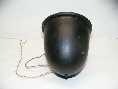Vtg Jensen Bullet Metal Cast Iron Speaker Working
