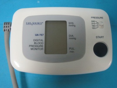 Life Source Advanced One Step Blood Pressure Monitor UA-767PVA Medium Cuff