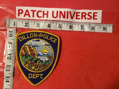 DILLON-MONT POLICE SHOULDER PATCH  C052