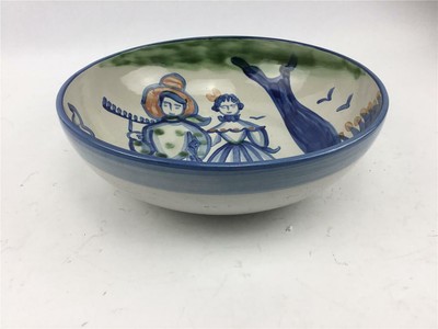 M.A. Hadley Pottery Large Serving Bowl 11