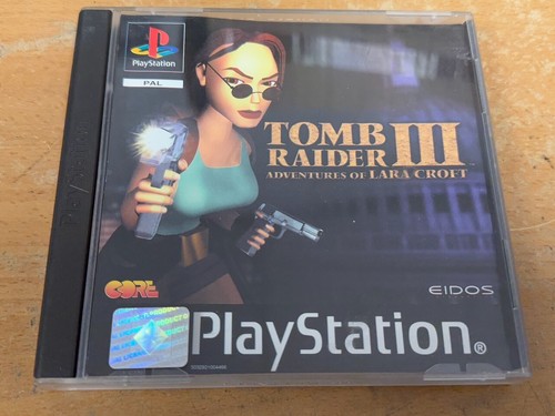 Tomb Raider III PS1 PlayStation RPG Game Disc Square Enix 2001 Lara Croft