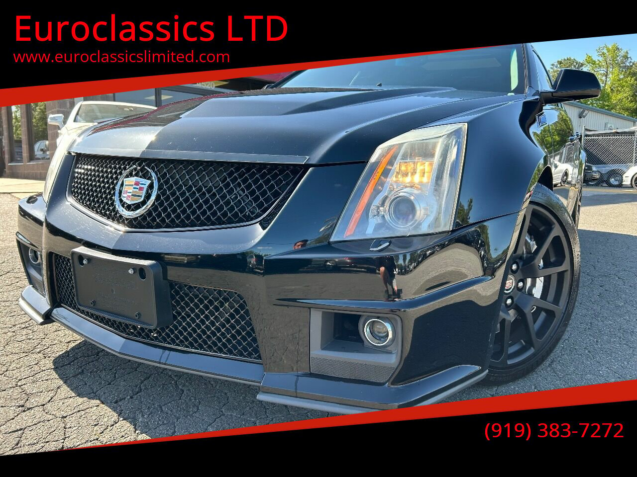 2012 Cadillac CTS-V Base 4dr Wagon 60876 Miles Black Wagon 6.2L V8 Supercharger