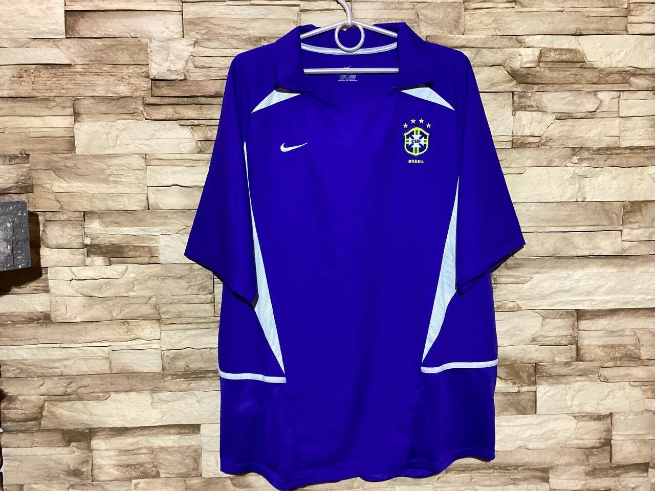 2002-2004 Nike ブラジル代表 ユニフォーム アウェイ　3R BRAZIL 2002 2003 2004 AWAY FOOTBALL SHIRT NIKE NATIONAL TEAM