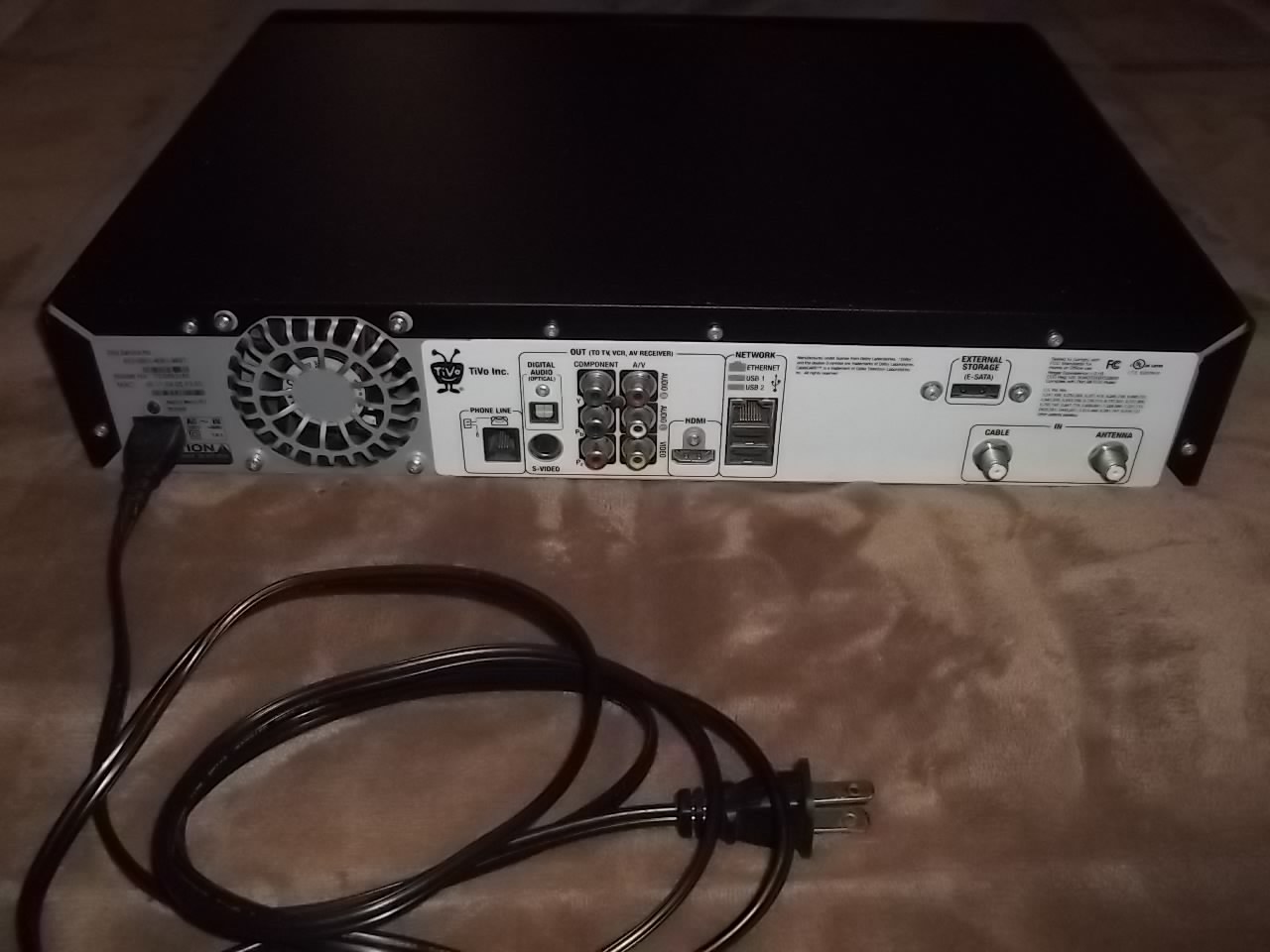 TiVo HD HDMI TCD652160 DVR (No remote or Subscription?)   FS