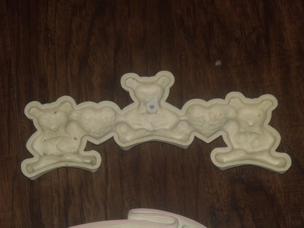 VTG HOMCO CHILD BABY NURSERY WALL PLAQUE ABC BUNNY RABBIT BEAR HEART PLAQUE SIGN