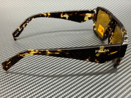 Pre-owned Prada Pr A05s 16o10c Black Tortoise Yellow Men's 53 Mm Sunglasses