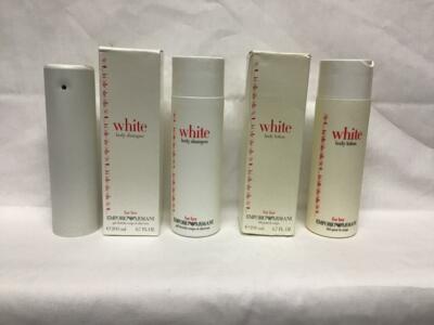 EMPORIO ARMANI ホワイトフォーヒム 香水100ml 3 EMPORIO ARMANI WHITE HER perfume 3.3oz 100ml +Lotion+Shamp