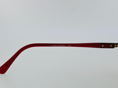Pre-owned Cazal Sunglasses 644 010 53mm Red Gold Frame With Red Gradient Lenses