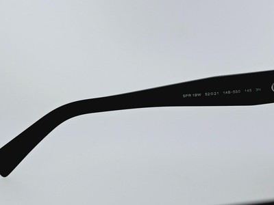 Pre-owned Prada Sunglasses Pr 19ws 1ab5s0 52mm Black Frame With Dark Grey Lenses In Gray