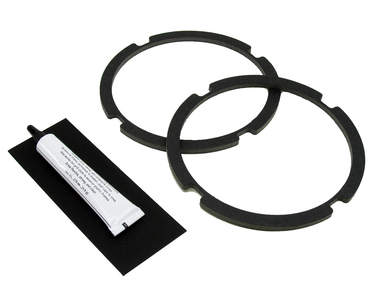 Speaker Gasket Replacement Kit 6.5" Speaker Repair Parts With Adhesive