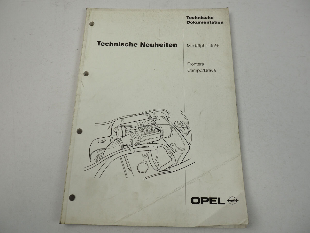 Opel Frontera A Technische Neuheiten Dokumentaton MJ 1995 1/2