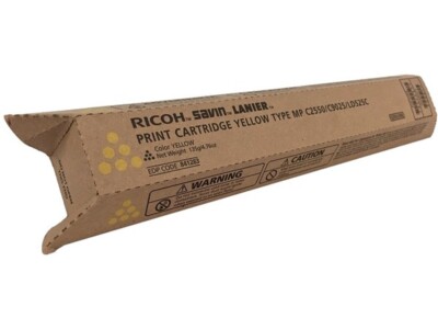 Genuine OEM Ricoh 841283 Yellow Toner Cartridge TYPE MP C2550 MP C9025 LD525C GW
