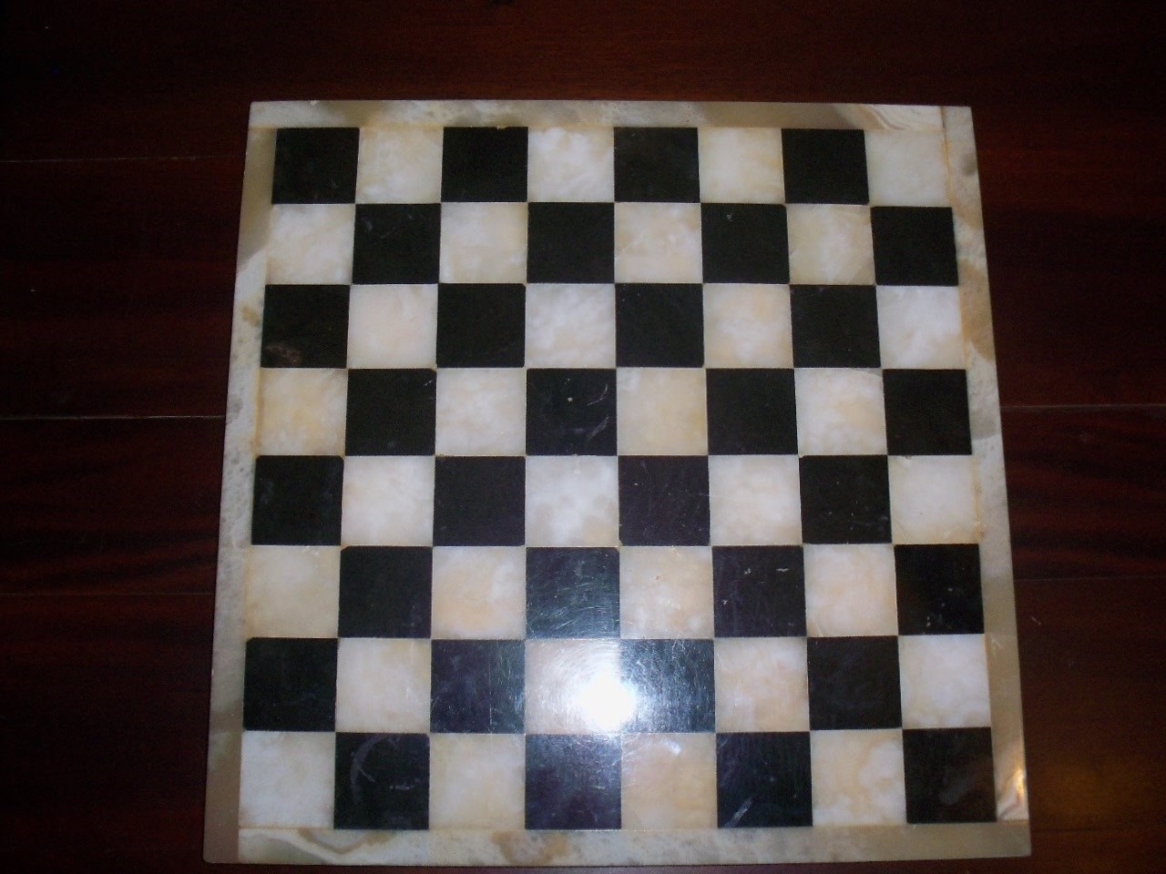 CHESS PIECOL STONE FROM W.GERMANY, BORD IS STONE ALSO