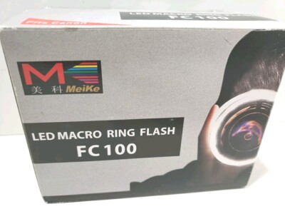 Meike FC-100 FC100 LED Macro Ring Flash Light for Canon Nikon Olympu DSLR Camera