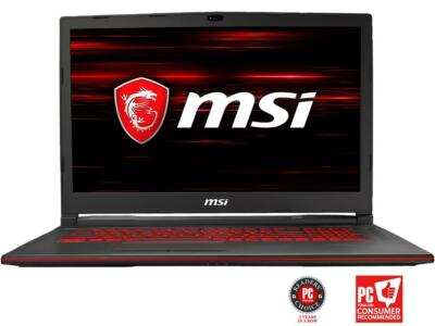 Msi Gaming GL73 8RC-032, Core i7 CPU, 128GB SSD+1TB HDD, 16GB RAM, GTX 1050 4GB