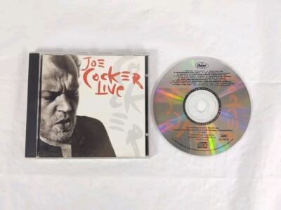 Joe Cocker Live Compact Disc CD 1990 Capitol Records USA Classic Rock 