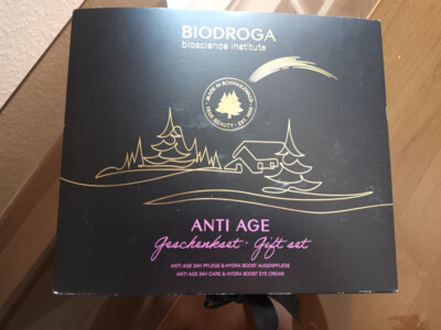 Biodroga Anti Age Gift Set 24h Care Eye Care & Boost 50ml + 15ml NEW