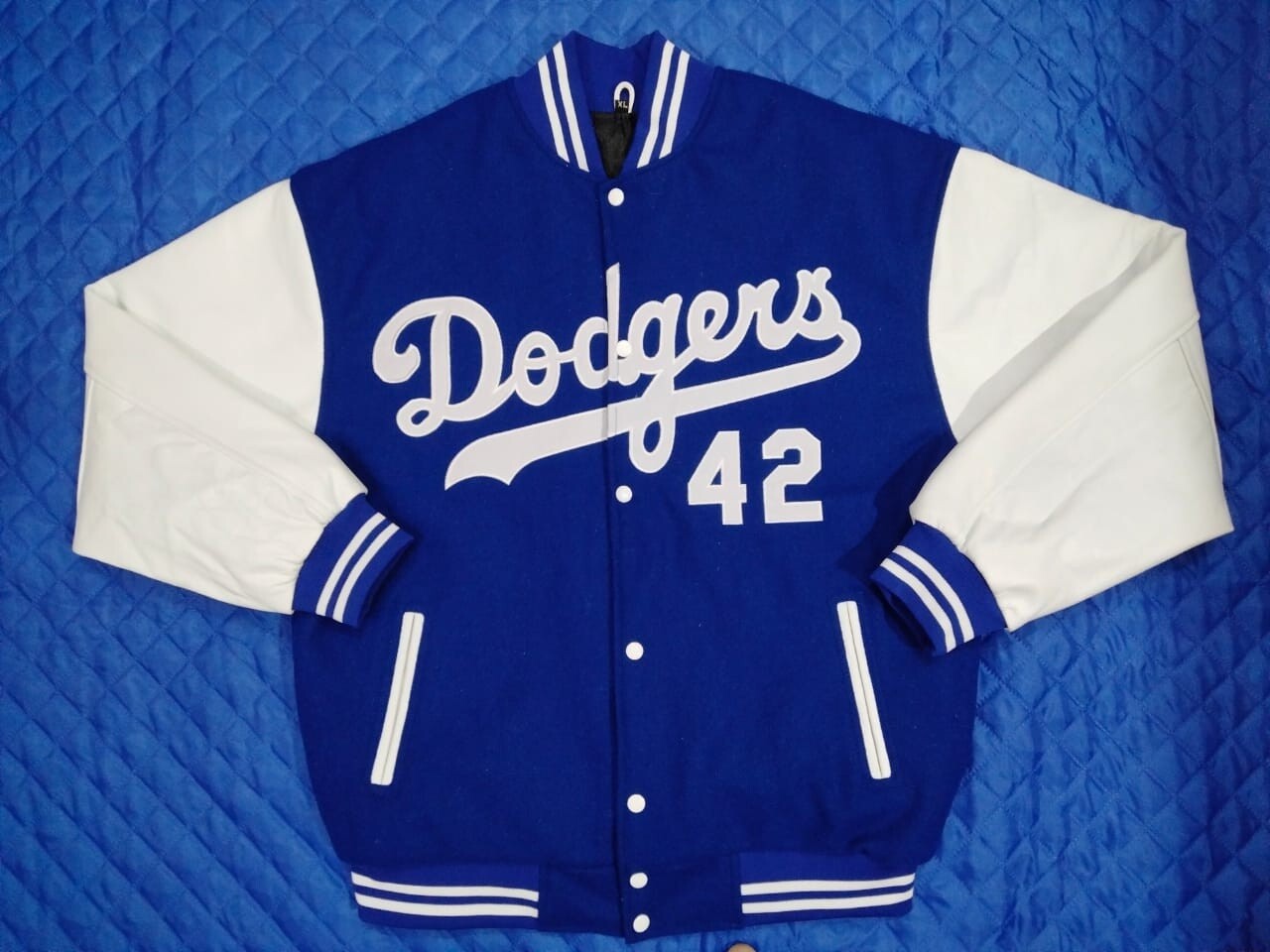 jacky さま MLB Jackie Robinson Sandy Koufax Los Angeles Dodgers Varsity