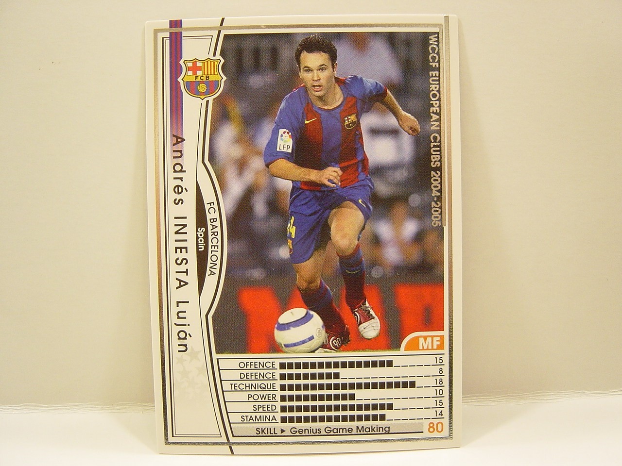 Andrés Iniesta Luján イニエスタ　ジャージカード　/49 s-l1200.jpg