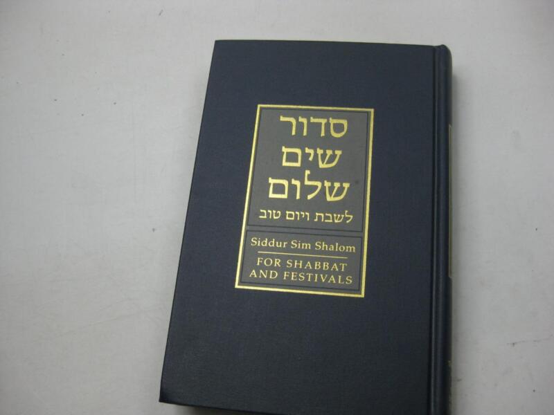Siddur Sim Shalom Conservative Prayerbook SABBATH Shabbat and Festivals