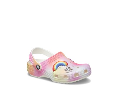 Женские слипоны Crocs Classic Ombre Charm Clog
