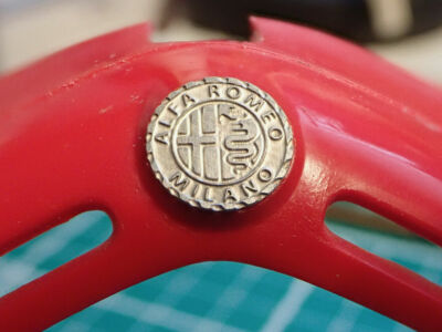 Pocher 1/8 Metal Alfa Romeo Correct Radiator Badge Emblem Monza Muletto Touring