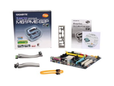 GIGABYTE GA-M61PME-S2P NVIDIA GeForce 6100 Socket AM2+/AM2  mATX Motherboard