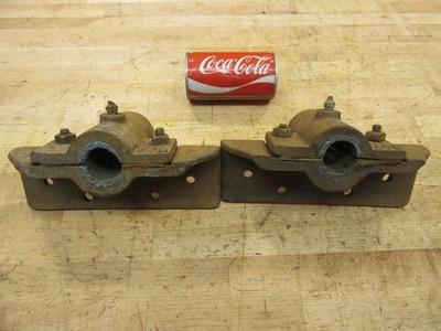 Antique Cast Iron Hit & Miss Gas Steam Engine Line Shaft Babbitt Bearings 1-3/16