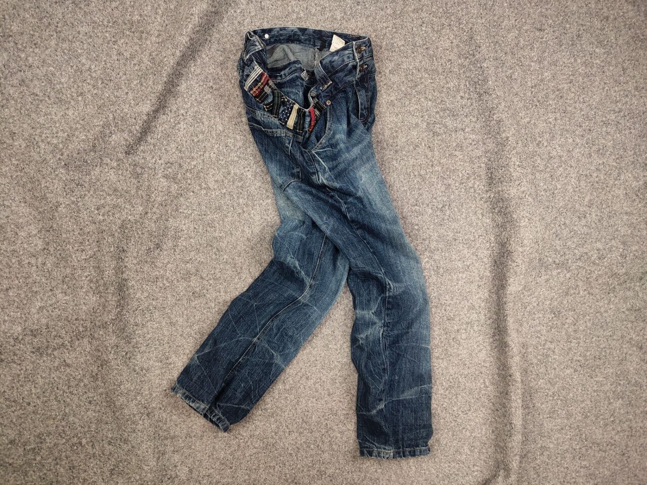 If Six Was Nine Vintage Japan l.g.b. style Distresed Denim If Six Was Nine Vintage Japan l.g.b. style Distresed Denim