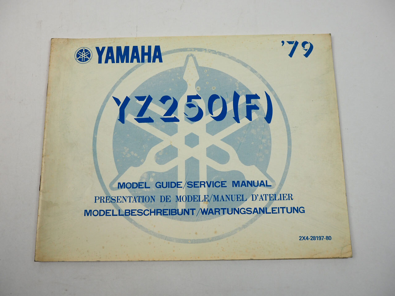 Yamaha YZ250F Werkstatthandbuch Wartungsanleitung Ergänzung 1979