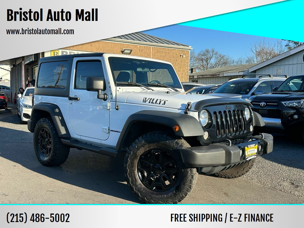 2015 Jeep Wrangler Willys Wheeler Edition 4x4 2dr SUV 126307 Miles FINANCING AVA