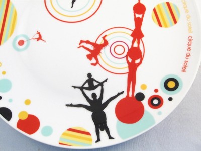 LE CIRQUE DU SOLEIL RARE PORCELAIN DINNER PLATE    1