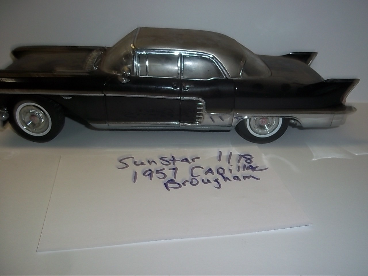 マ*ク様 【中古】サンスター　1957 CADILLAC BROUGHAM 1: Rare SUNSTAR 1957 CADILLAC BROUGHAM 1/18 BLACK | eBay