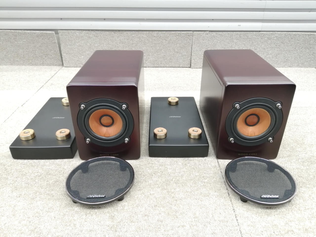 VICTOR SP-EXAR3 9cm Full Range Wood Cone Speaker System