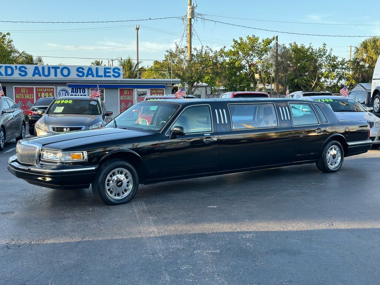 Owner 1996 Lincoln Town Car Executive Limo Limousine Black Sedan 4.6L V8 Auto FLORIDA!