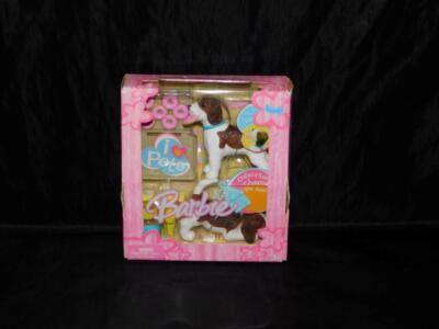 2004 Barbie I Heart Love Pets 2 Dogs Doggy's Head Bobs Eat Donoughts NEW NIP