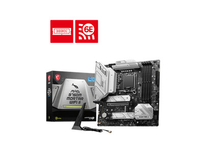 MSI MAG B760M MORTAR WIFI II LGA 1700 Intel B760 SATA 6Gb/s Micro ATX DDR5