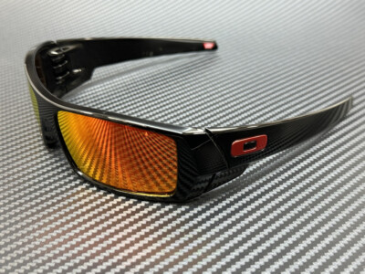 OAKLEY OO9014 44 Polished Black Prizm Ruby Men's 60 mm Sunglasses