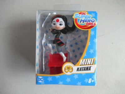 DC SUPER HERO GIRLS MINI KATANA Mattel 2016 3'' Tall NEW in package HTF
