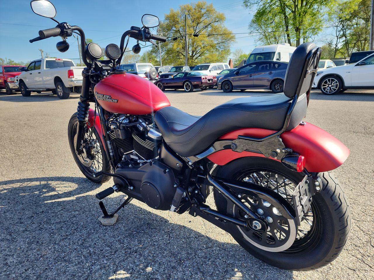 Owner 2019 HARLEY-DAVIDSON FXBB STREET BOB, WICKED RED DENIM with 6061 Miles available