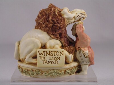 Harmony Kingdom/Circus 'Winston The Lion Tamer' -LE-1996 Retired #HCWI No Box