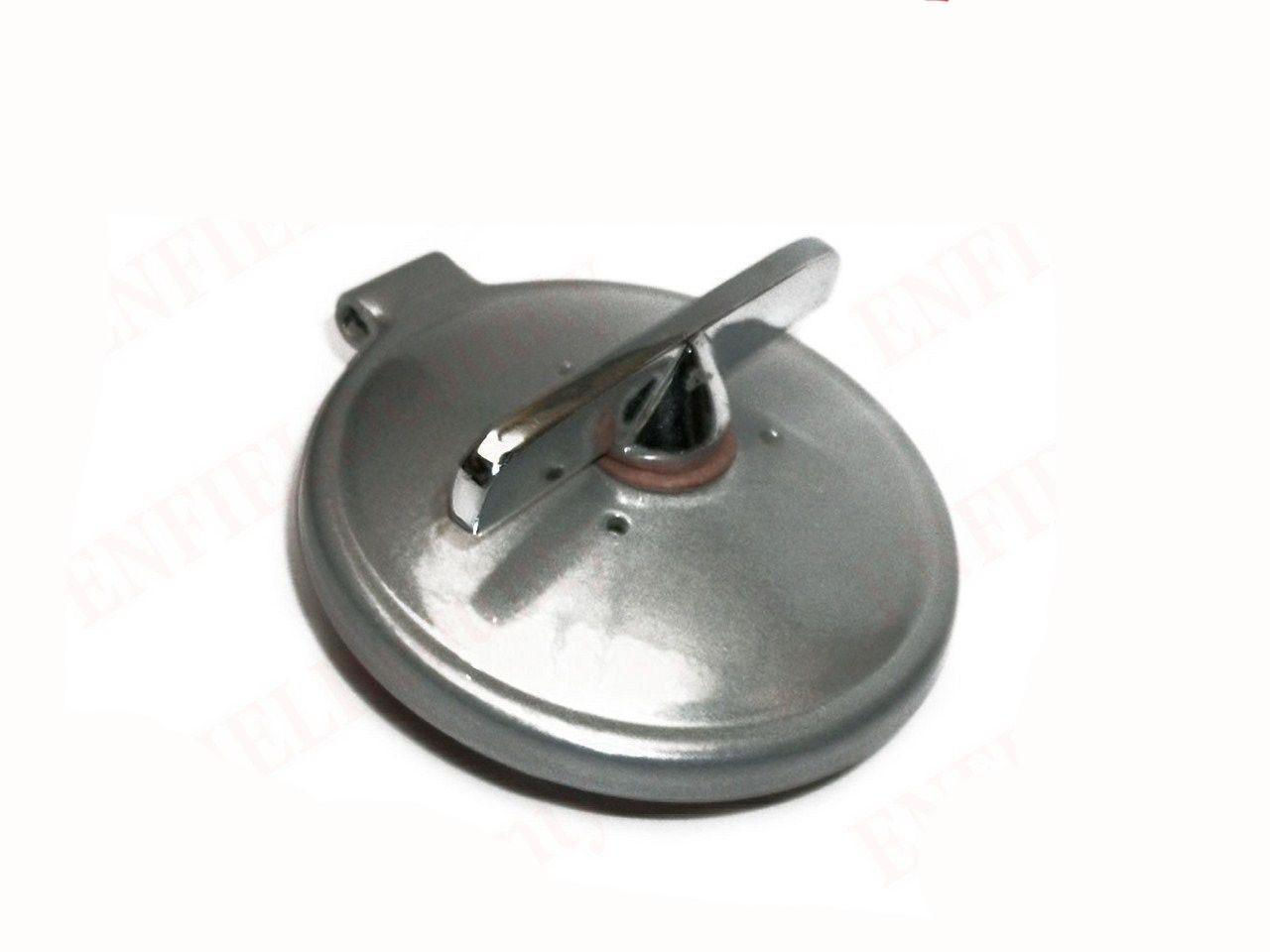 BSA Silver Hinged 2.5" Petrol Tank Flip Cap Lid BSA A50 A65 Goldstar  
