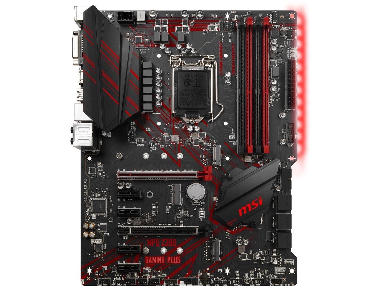 MSI MPG Z390 GAMING PLUS LGA 1151 Intel Z390 SATA 6Gb/s ATX