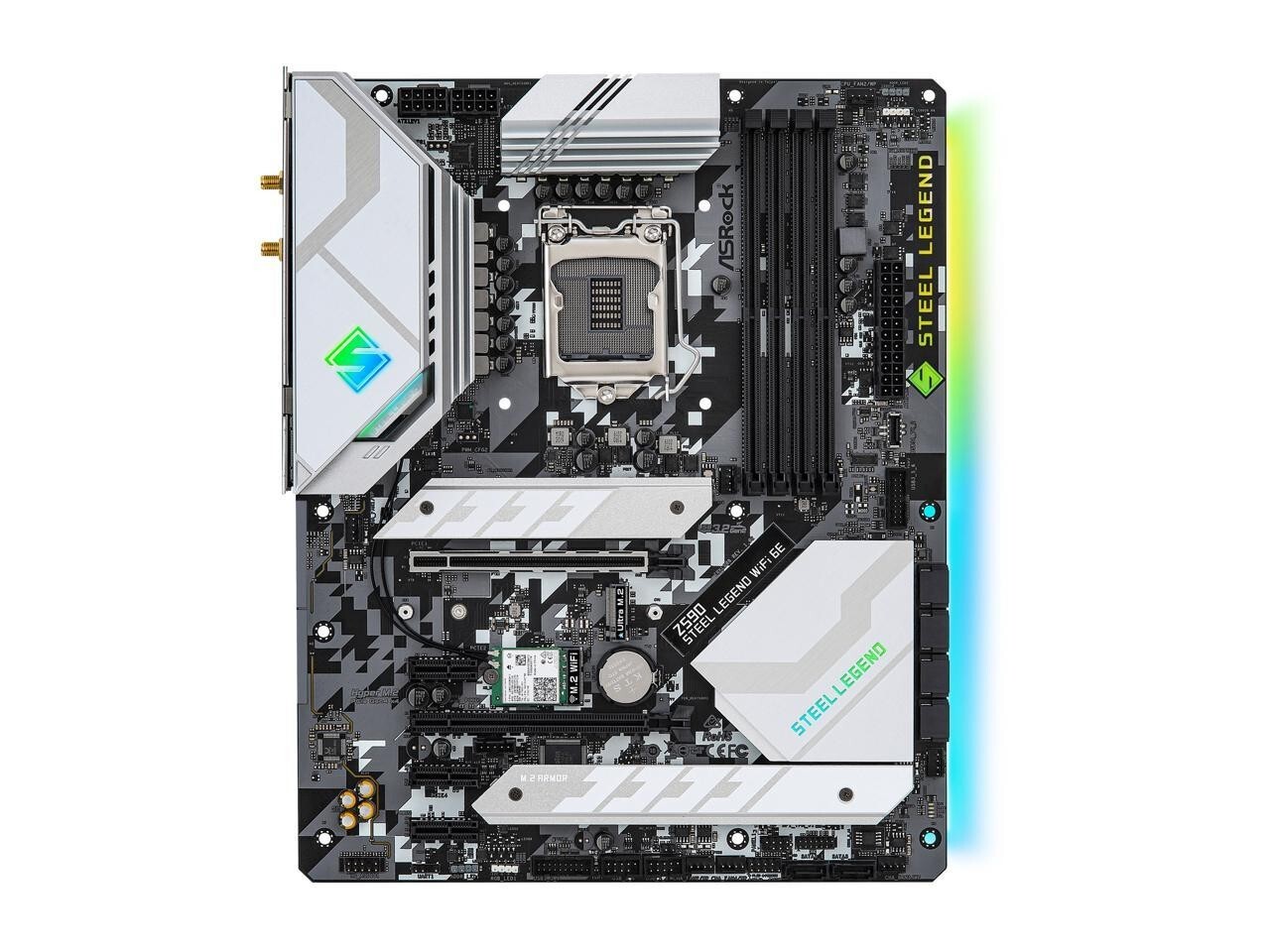 ASRock Z590 Steel Legend WiFi 6E LGA 1200 Intel Z590 ATX