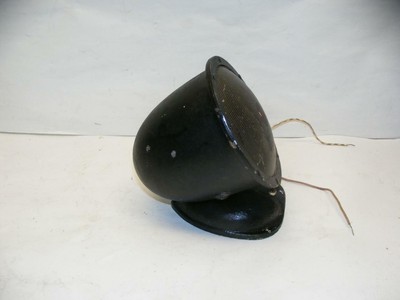 Vtg Jensen Bullet Metal Cast Iron Speaker Working