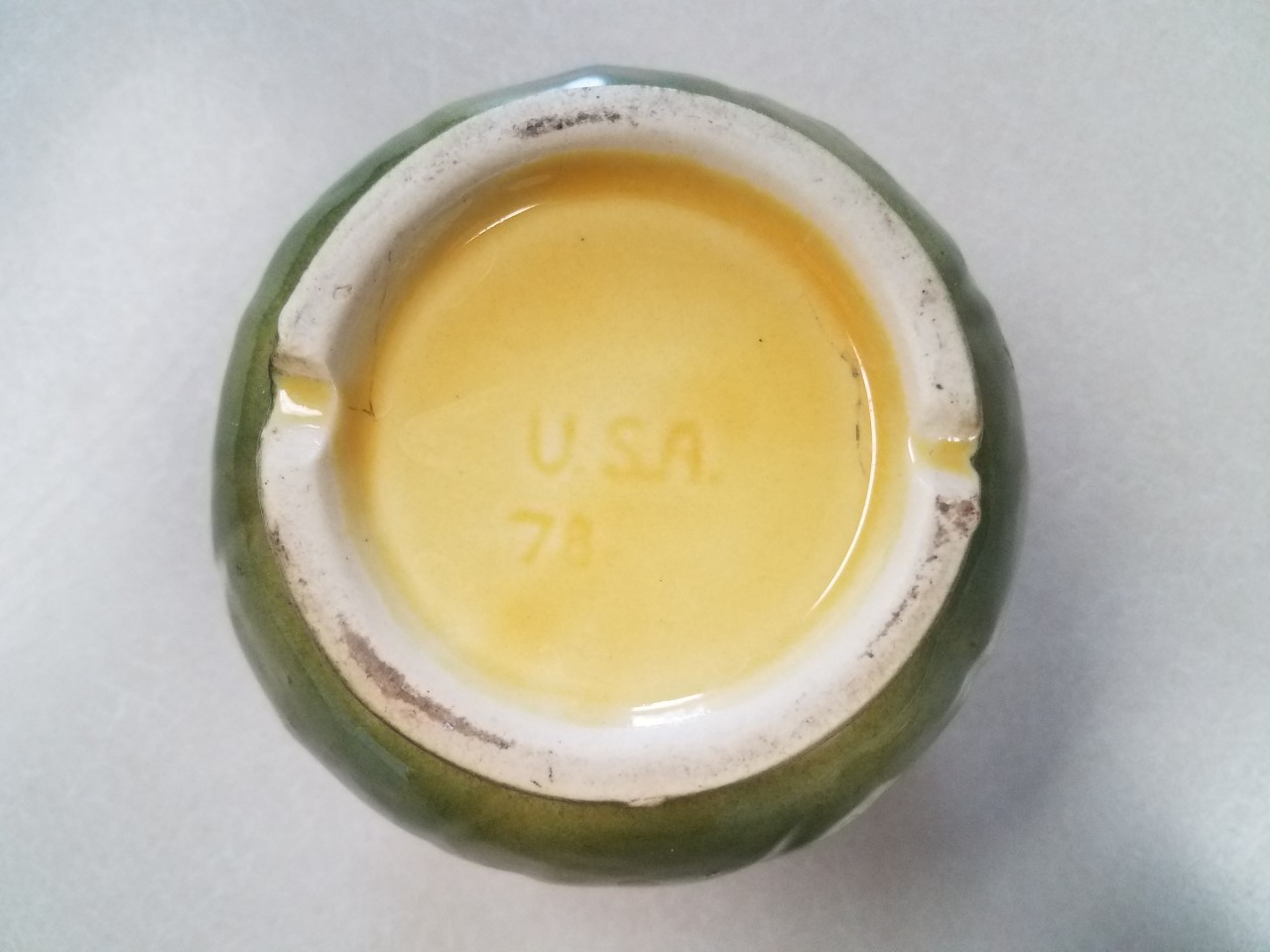 Corn King Lidded Sugar Bowl #78 USA vintage Shawnee Pottery